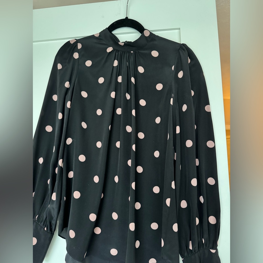 Zimmermann silk polka-dot blouse size 1 (small)